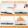 Essential Oil Diffusers, Flame Air Diffuser, 200ml Aromatherapy Diffuser with