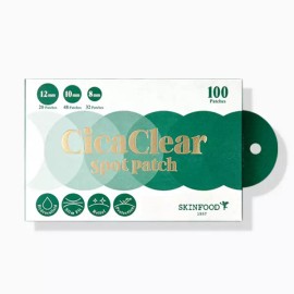 Skinfood 시카 클리어 스팟 패치 스킨푸드 시카 클리어 스팟 패치 100매 Cica Clear Spot Patch Skin Food Cica Clear Spot Patch 100 Sheets [Cica Clear Spot Patch]