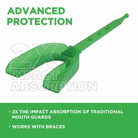 Delta Dental Strapped Sports Mouth Guard - ADA Accepted - 2X The Impact Absorption - Works with Braces