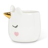 Abbott Collection Small Sleeping Unicorn Planter