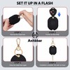 ANHBKAR Leather Keys Sleeve for Broken Car Key Loop Replacement