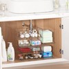 Vtopmart Stackable Storage Drawers Set of 3,Clear Plastic Organizer Bins