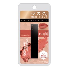 Picomonte Japan DE Lip Color 01 Peach/Lipstick Lip Tint Beautiful Coloring Moisturizing Ingredient Tight Long Lasting Falling Resistant Mask Hard to Stick