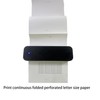 200 pages, thermal printer paper 8.5x11, letter, folded, continuous, perforated,
