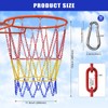 Heavy Duty Basketball Hoop Net, Anti-Rust Carbon Steel Chain Net