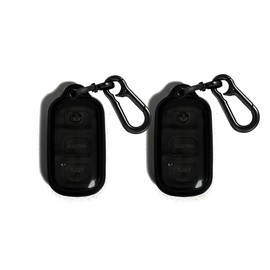 for Toyota Key Fob Cover with Keychain, 2PCS Transparent Black TPU Key Case Shell for 1999-2009 Toyota 4Runner, Toyota Sequoia 2001-2008 HYQ12BBX HYQ12BAN HYQ1512Y