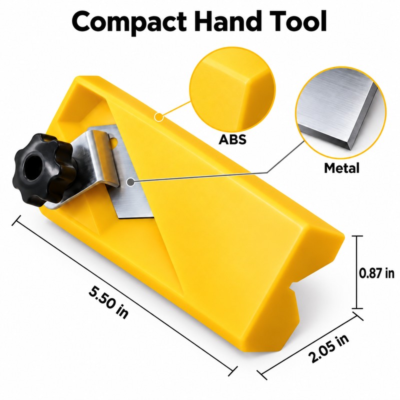 Wood Edge Trimmer Hand Planer – Adjustable Chamfer Tool for