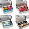 TSKDKIT 6 pieces stainless metal containers, small tin boxes, metal