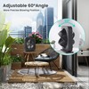 AMACOOL Table Fan, 12 inch Box Fan with 3 Adjustable