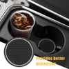BHIPKOT Car Cup Coasters - Universal Cup Holder Inserts -