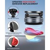 ILKCC 6Pcs Dash Cam Adhesive Pads [2mm, 2.83" Sq &