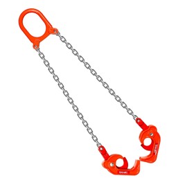YATOINTO Chain Drum Lifter 2200 lbs Capacity Galvanized G80 Chain Lifting Chain Safe Self Locking Hook Drum Lifter Lifting Clamp