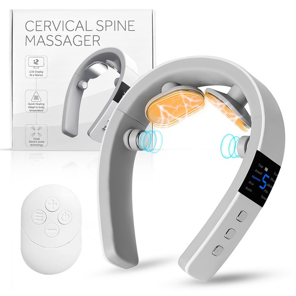 asomooh Neck Massager for Pain Relief Deep Tissue,Electric Portable Neck