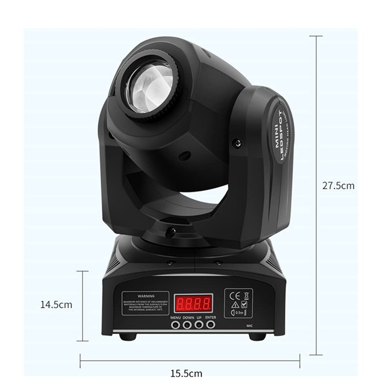 Stage Lights Moving Head Light 8 Gobos 8 Colors 11