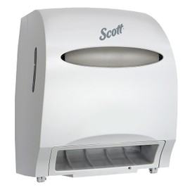 Scott Essential Hard Roll Paper Towel Electronic Dispenser (48858), Fast Change, White 12.7" x 15.76" x 9.57"