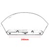 Black Lower Triple Tree Wind Deflector for Harley 1980-2013 Touring