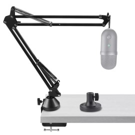 Geekria Microphone Boom Arm Mount for Razer Seiren X, Mini, V2 Pro, V2 X, Elite