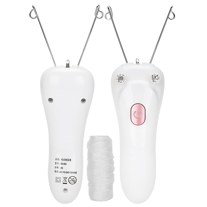 Electric Threading Epilator Hair Remover USB Charging Cotton Thread Epilator