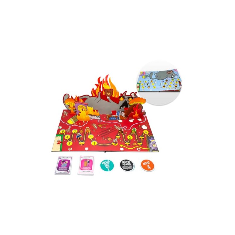 Exploding Kittens Juego de Mesa de Carrera, Juego de Tablero