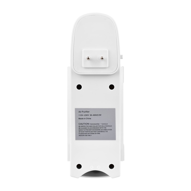 Powerful Household Air Purifier Compact Wall-mounted Odor Cleaner with Nightlight