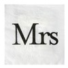 Brand New Mrs. Napkins Pack of 20 with Wedding Dress,
