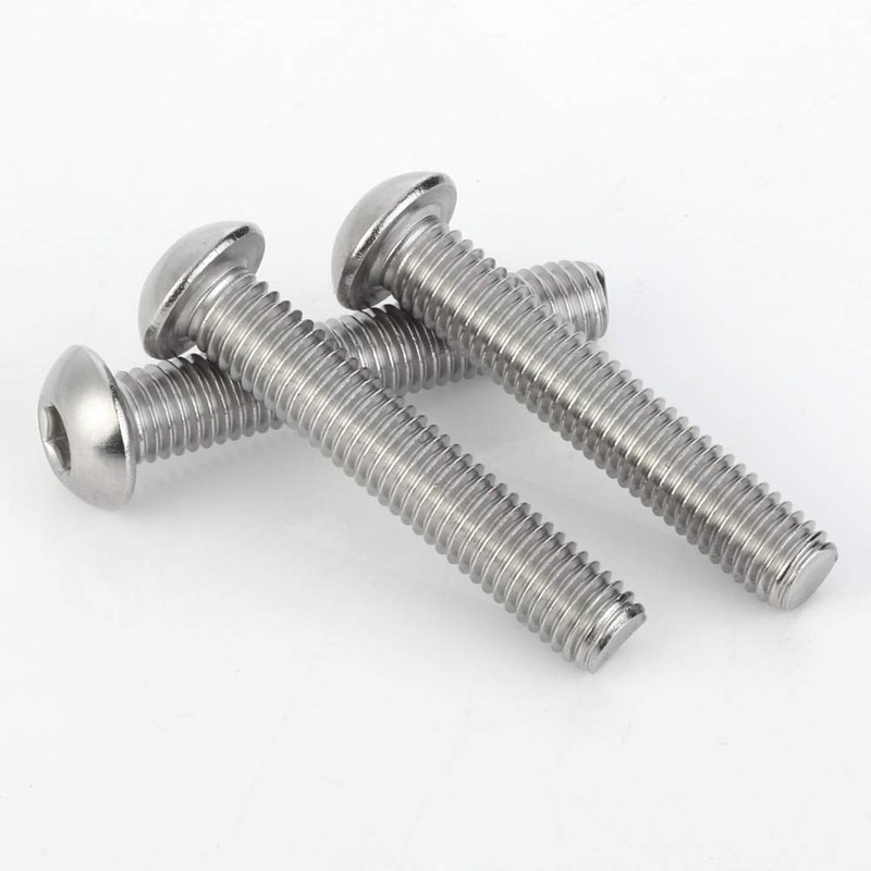 M3-0.5 x 6mm Button Head Socket Cap Screws, Stainless Steel