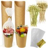 CAMKYDE 50 Sets Disposable Charcuterie Cups with Sticks and Bags,