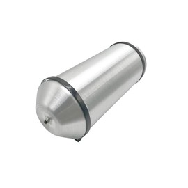 JSD 9 Gallon 10x26" Aluminum Auxiliary Vertical Gas Tank 1/4NPT Outlet- Heavy Duty Fuel Cell For Lawn Tractors, Generators