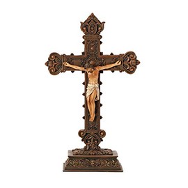 Joseph's Studio Roman 14.5" H Standing Crucifix, Religious Gifts
