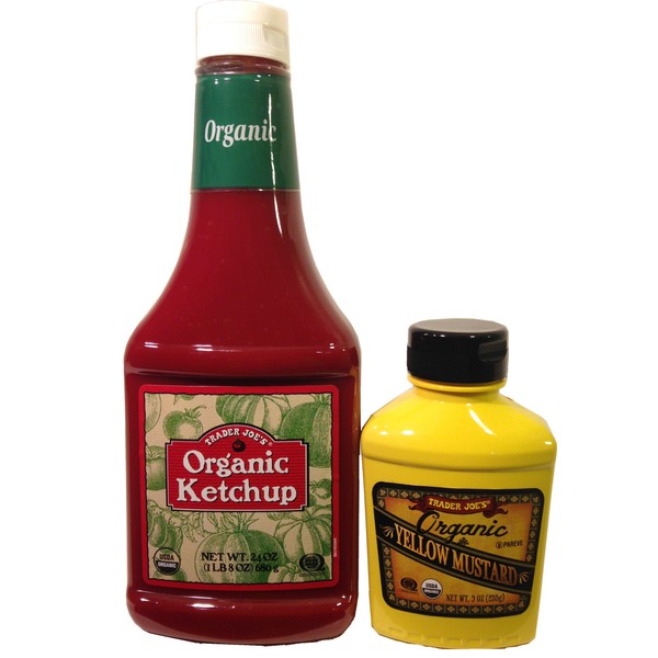 Trader Joes Organic Ketchup & Mustard