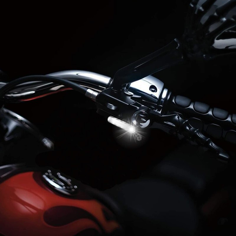 DREAMIZER Universal Motorcycle Handlebar LED Flowing Water Turn Signal Mini