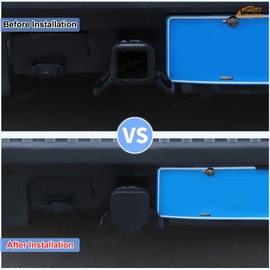 Aunginsy Trailer Hitch Cover Compatible with Ford Maverick 2022-2024 Pickup Truck Trailer Hitch Cover Tube Plug Insert Rubber Tow Receiver Hitch Tube Cover Plug Cap Protection Exterior Accessories
