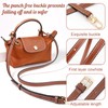 Weploda Leather Shoulder Strap for Mini Bag, Slim Shoulder Strap