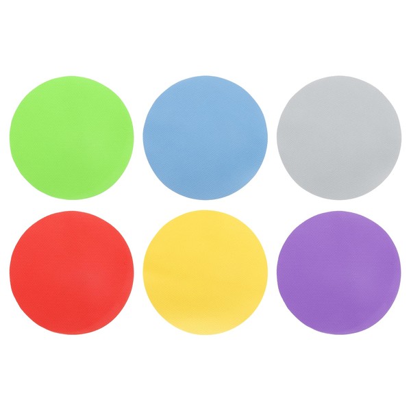 sourcing map 6Pcs Rubber Jar Opener Grippers Pads, Non-Slip Grippers