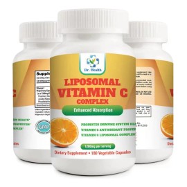 Dr. Health Vitamina C Liposomal 1200mg 180 Cápsulas