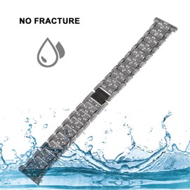GRIRIW Watch Strap Wristbands for Men Wrist Band Mens Wristband Correa Para Hombre Women Watch Band Rhinestone Wristbands Accessories Replacement Watch Band Compatible for Metal