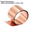 Mifrsnu Copper Sheet Roll, Metal Foil Plate 1000mm x 50mm