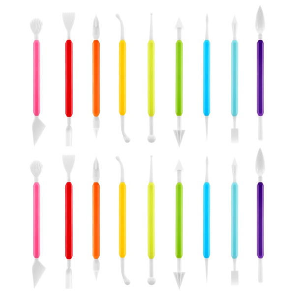 18PCS Pottery Clay Sculpting Tools, Air Dry Clay Tools for