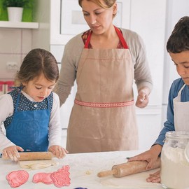 8-Piece Christmas Cookie Cutters, Christmas Cookie Cutters Set, 3D Plastic Christmas Cookie Cutters, Cookie Cutters Set, Bread Cookie Cutter Set, Cookie Baking Mould for Christmas Baking