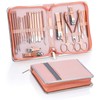 Coolzon Manicure Set, 26-Piece Professional Nail Clippers Set, Stainless Steel