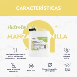 Agua De Manzanilla S/ Colorante Tónico Facial Hidrolato 5l