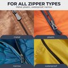 ZlideOn Zipper Pull Replacement - Black, Normal (L) - Instant