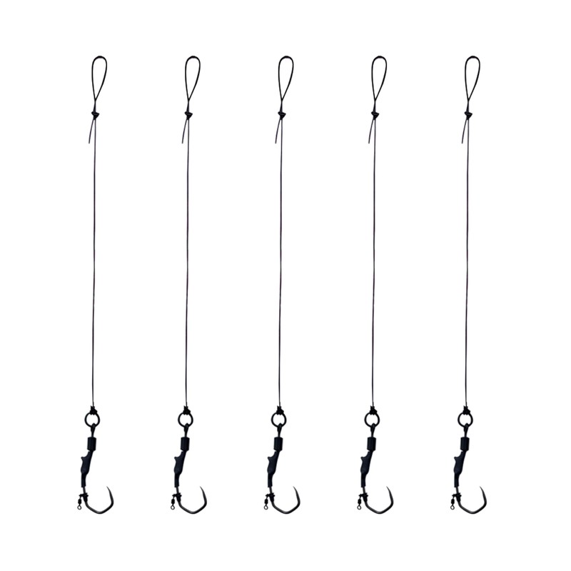 Angular Claw Carp rigs (5 in a pack) (Barbless, 8)