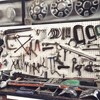 sourcing map Grid Wall Hooks Store Garage Storage Wall Organizers