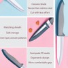 2Pcs Ultra Sharp Ceramic Knife, 4 Inches Large Blade, Safe
