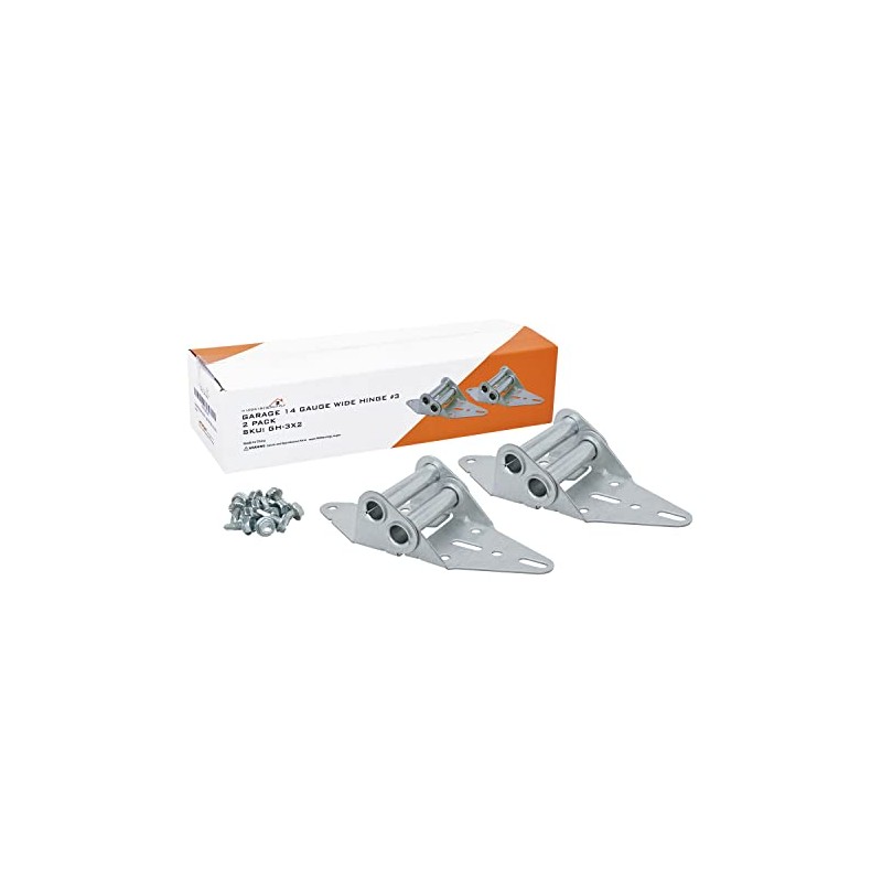 HardwareXsupply Garage Door Hinge Heavy Duty 14 Gauge Wide Body