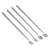 4Pcs 304 Stainless Steel Coffee Spoon Long Handle Coffee Spoon