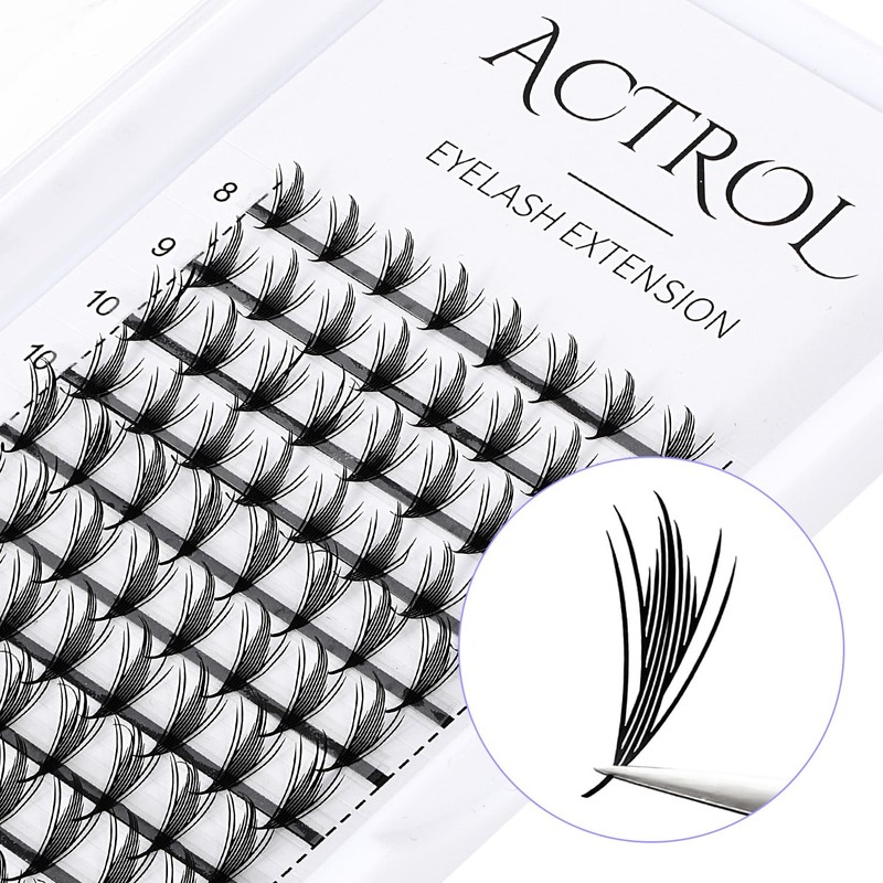 ACTROL Anime Lashes Feather Shape Eyelashes Manga Natural Lash Cluster