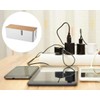 Cable Box with Bamboo Lid, Cable Organiser Box, Cable Storage