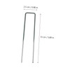 Mikinona 10 pcs Heavy Duty U Shaped Garden Pegs Durable